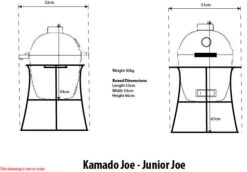 Kamado Joe Junior Keramikgrill 18 Kamado Joe Junior Keramikgrill -GrillWelt Verkäufe 16054 Kamado Joe Junior Diagramm