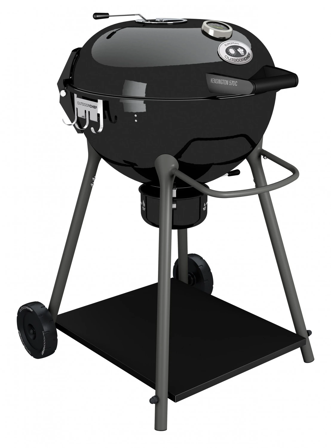 Outdoorchef Holzkohle Kugelgrill Kensington 570 C Schwarz 3 Outdoorchef Holzkohle Kugelgrill Kensington 570 C Schwarz