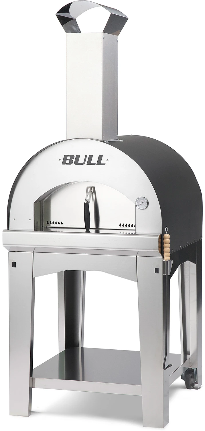 BULL Pizzaofen Holz XL - Standgerät 80 X 60 Cm 3 BULL Pizzaofen Holz XL - Standgerät 80 X 60 Cm