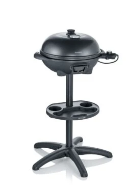 Severin Elektrogrill - Standgrill Mit Grillplatte Und Haube - 2.000 W