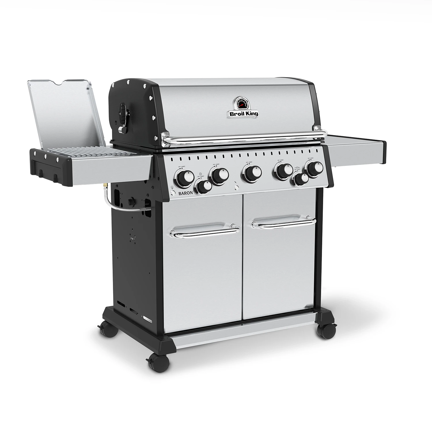 Broil King Baron S590 IR Gasgrill Inkl. Drehspieß + Infrarot-Seitenbrenner - Modell 2023 5 Broil King Baron S590 IR Gasgrill Inkl. Drehspieß + Infrarot-Seitenbrenner - Modell 2023 – Bild 3