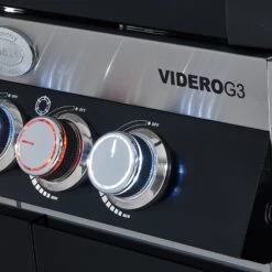 Rösle Gasgrill Videro G3 Schwarz - Modell 2023 Inkl. Abdeckhaube -GrillWelt Verkäufe 25519 02 Gasgrill BBQ Station Videro G3 schwarz 50mbar