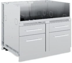 Broil King Outdoor Küche Komplettset Mit Imperial S570 PRO Built In Gasgrill Mit Drehspieß, Gasflaschenschrank Und 3er Schubladenschrank -GrillWelt Verkäufe 806600 Broil King Outdoor Kueche Grillschrank 5 Brenner geschlossen 1