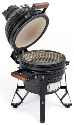 The Bastard Keramikgrill Classic Small - Schwarz Glänzend - Modell 2023 -GrillWelt Verkäufe Bastard Grill Classic Small BC206 seitlich