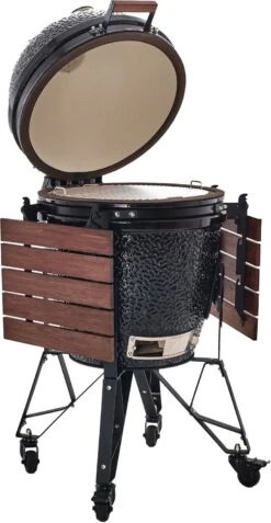 The Bastard Keramikgrill Classic Large - Complete - Schwarz Glänzend - Modell 2023 15 The Bastard Keramikgrill Classic Large - Complete - Schwarz Glänzend - Modell 2023 -GrillWelt Verkäufe Bastard Grill Large Complete Deckel Seitentische BC201