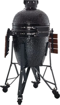 The Bastard Keramikgrill Classic Medium - Complete - Schwarz Glänzend - Modell 2023 -GrillWelt Verkäufe Bastard Grill Medium Complete Rueckseite BC203