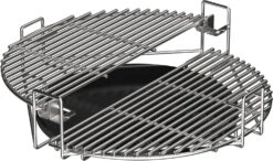 The Bastard Keramikgrill Classic Medium - Complete - Schwarz Glänzend - Modell 2023 -GrillWelt Verkäufe Bastard Multilevel Cooking System Edelstahlrost 3