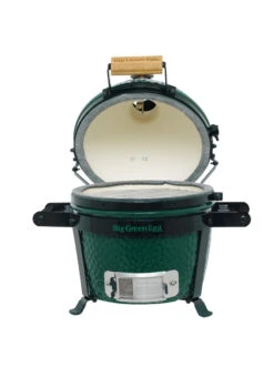 Big Green Egg Mini Keramikgrill Starter - Paket 28 Big Green Egg Mini Keramikgrill Starter - Paket -GrillWelt Verkäufe Big Green Egg Mini EGG Carrier Mini deckel geoeffnet