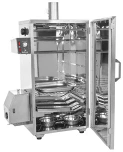 Borniak BBQ Smoker Digital BBDS-70 Edelstahl - Version 1.4 -GrillWelt Verkäufe Borniak Smoker digital BBDS 70 v1 4 Open