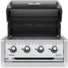 Broil King Regal 420 Black Einbaugrill - Modell 2023 -GrillWelt Verkäufe Broil King Einbaugrill 985652 Regal 420 Deckel offen