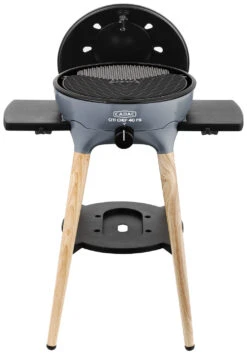 CADAC Gasgrill Citi Chef 40 FS BBQ / Dome Steel Grey, 30 Mbar 12 CADAC Gasgrill Citi Chef 40 FS BBQ / Dome Steel Grey, 30 Mbar -GrillWelt Verkäufe CADAC Citi Chef 40 FS Steel Grey Deckel offen 1