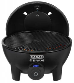 CADAC Elektrogrill Tischgrill E-Braai 40 BBQ / Dome Black -GrillWelt Verkäufe CADAC Elektrogrill Deckel Windschutz