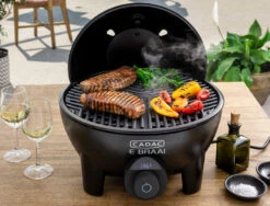 CADAC Elektrogrill Tischgrill E-Braai 40 BBQ / Dome Black -GrillWelt Verkäufe CADAC Elektrogrill hohe Temperaturen