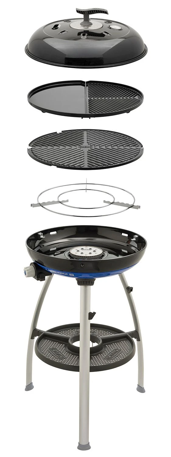 CADAC Camping Gasgrill Carri Chef 50 / BBQ + Grill2Braai + Dome - 30mbar 3 CADAC Camping Gasgrill Carri Chef 50 / BBQ + Grill2Braai + Dome - 30mbar