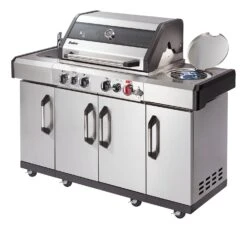 Enders Gasgrill Kansas II Pro 4 SIK Profi Turbo 21 Enders Gasgrill Kansas II Pro 4 SIK Profi Turbo -GrillWelt Verkäufe Enders Gasgrill Kansas II Pro 4 SIK Profi Turbo Seitenkocher