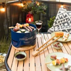 Feuerhand Tischgrill Tamber Blau 9 Feuerhand Tischgrill Tamber Blau -GrillWelt Verkäufe Feuerhand Tamber Tischgrill Blau Lifestyle