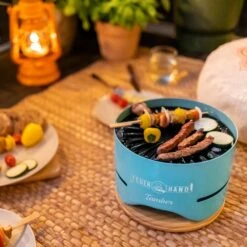 Feuerhand Tischgrill Tamber Lichtgrün 9 Feuerhand Tischgrill Tamber Lichtgrün -GrillWelt Verkäufe Feuerhand Tamber Tischgrill Lichtgruen Lifestyle