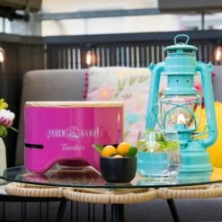 Feuerhand Tischgrill Tamber Telemagenta -GrillWelt Verkäufe Feuerhand Tamber Tischgrill Telemagenta Lifestyle