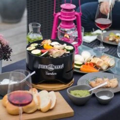 Feuerhand Tischgrill Tamber Schwarz -GrillWelt Verkäufe Feuerhand Tamber Tischgrill schwarz Lifestyle