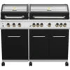 Grillfürst G750E Borussia Dortmund Edition 7-Brenner Doppelkammer - Gasgrill Mit Hochtemperaturbrenner, Seitenkocher, Heckbrenner Und Edelstahl Rosten 1 Grillfürst G750E Borussia Dortmund Edition 7-Brenner Doppelkammer - Gasgrill Mit Hochtemperaturbrenner, Seitenkocher, Heckbrenner Und Edelstahl Rosten -GrillWelt Verkäufe G750E BVB Gasgrill Doppelkammer Grill