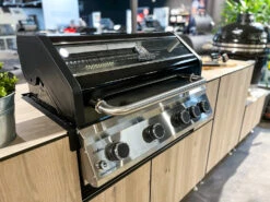 Grillfürst G490E 4-Brenner Einbaugrill - Black Edition - Mit Heckbrenner Und Edelstahl Rosten -GrillWelt Verkäufe Grillfuerst G490 Einbau Gasgrill schwarz