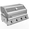 Grillfürst G401E 4-Brenner Einbaugrill Mit Edelstahl Rosten -GrillWelt Verkäufe Grillfuerst Gasgrill Einbaugrill G401E seitlich