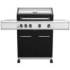 Grillfürst G410E 4-Brenner Gasgrill Mit Hochtemperaturbrenner Und Edelstahl Rosten - X-DEAL Inkl. Zubehörpaket -GrillWelt Verkäufe Grillfuerst Gasgrill G410E frontal