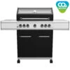 Grillfürst G520E 5-Brenner Gasgrill Mit Hochtemperaturbrenner, Heckbrenner Und Edelstahl Rosten -GrillWelt Verkäufe Grillfuerst Gasgrill G520E CO2 neutral