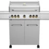 Grillfürst G521G 5-Brenner Edelstahl-Gasgrill Borussia Dortmund Edition Mit Hochtemperaturbrenner, Heckbrenner Und Gusseisen Rosten -GrillWelt Verkäufe Grillfuerst Gasgrill G521 Borussia Dortmund Edition front