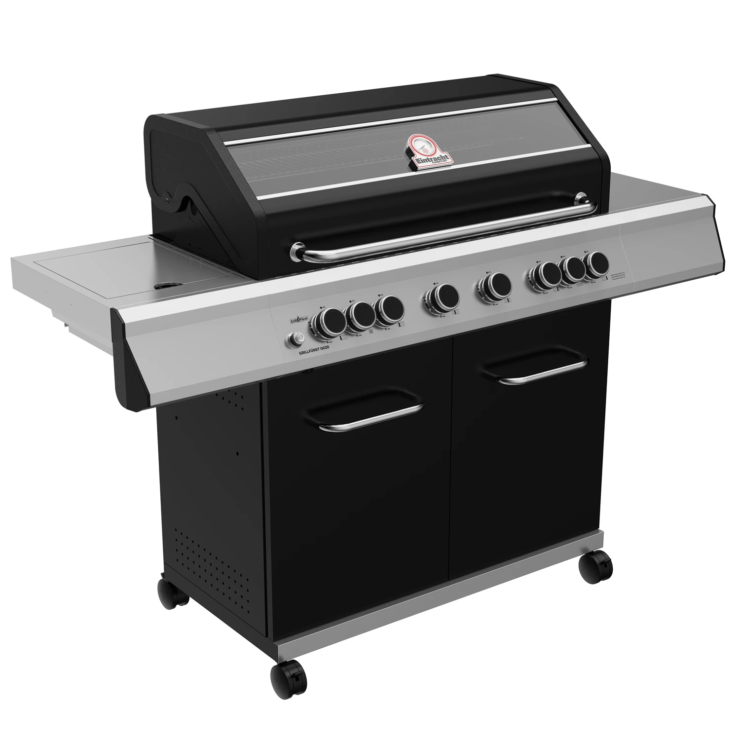 Grillfürst G620G 6-Brenner Gasgrill - Eintracht Frankfurt Edition - Gusseisenroste 3 Grillfürst G620G 6-Brenner Gasgrill - Eintracht Frankfurt Edition - Gusseisenroste