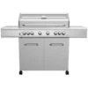 Grillfürst G621E 6-Brenner Edelstahl-Gasgrill Mit Hochtemperaturbrenner, Heckbrenner Und Edelstahl Rosten - X-DEAL Inkl. Zubehörpaket -GrillWelt Verkäufe Grillfuerst Gasgrill G621E frontal