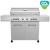 Grillfürst G621G 6-Brenner Edelstahl-Gasgrill Mit Hochtemperaturbrenner, Heckbrenner Und Gusseisen Rosten 2 Grillfürst G621G 6-Brenner Edelstahl-Gasgrill Mit Hochtemperaturbrenner, Heckbrenner Und Gusseisen Rosten -GrillWelt Verkäufe Grillfuerst Gasgrill G621G CO2 neutral