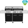 Grillfürst G750E 7-Brenner Doppelkammer - Gasgrill Mit Hochtemperaturbrenner, Seitenkocher, Heckbrenner Und Edelstahl Rosten -GrillWelt Verkäufe Grillfuerst Gasgrill G750E CO2 neutral