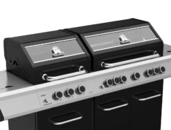 Grillfürst G750E 7-Brenner Doppelkammer - Gasgrill Mit Hochtemperaturbrenner, Seitenkocher, Heckbrenner Und Edelstahl Rosten -GrillWelt Verkäufe Grillfuerst Gasgrill Premium G750G Doppelkammer Gasgrill Garraum 2 1674134371