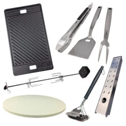 Grillfürst G521E 5-Brenner Edelstahl-Gasgrill Mit Hochtemperaturbrenner, Heckbrenner Und Edelstahl Rosten - X-DEAL Inkl. Zubehörpaket -GrillWelt Verkäufe Grillfuerst Gasgrills X Deals Zubehoerpaket E