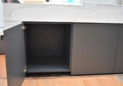 Grillfürst Outdoor Küche Aus 3-tlg. Gegossenem Beton Und HPL (340 Cm X 120 Cm) - Mit Einbaugrill Und Spüle 6 Grillfürst Outdoor Küche Aus 3-tlg. Gegossenem Beton Und HPL (340 Cm X 120 Cm) - Mit Einbaugrill Und Spüle -GrillWelt Verkäufe Grillfuerst Outdoor Kueche Beton HPL Korpus anthrazit 1