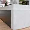 Grillfürst Outdoor Küche Aus 3-tlg. Gegossenem Beton Und HPL (300 Cm X 90 Cm) - Mit Einbaugrill Und Spüle -GrillWelt Verkäufe Grillfuerst Outdoor Kueche Beton HPL grau anthrazit
