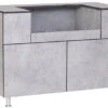 Grillfürst Outdoor Küche Grillschrank Modul OKG130 Beton -GrillWelt Verkäufe Grillfuerst Outdoor Kueche Grillschschrank Modul Beton