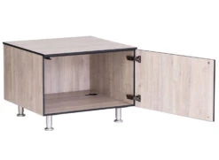 Grillfürst Outdoor Küche Podest Modul OKE66 Eiche 5 Grillfürst Outdoor Küche Podest Modul OKE66 Eiche -GrillWelt Verkäufe Grillfuerst Outdoor Kueche Podest Modul Tuer offen Eiche