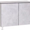 Grillfürst Outdoor Küche Schrank Modul Groß OKS130 Beton -GrillWelt Verkäufe Grillfuerst Outdoor Kueche Schrank Modul gross Beton