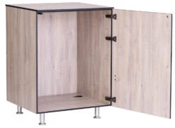 Grillfürst Outdoor Küche Schrank Modul Klein OKS66 Eiche 5 Grillfürst Outdoor Küche Schrank Modul Klein OKS66 Eiche -GrillWelt Verkäufe Grillfuerst Outdoor Kueche Schrank Modul klein Tuer offen Eiche