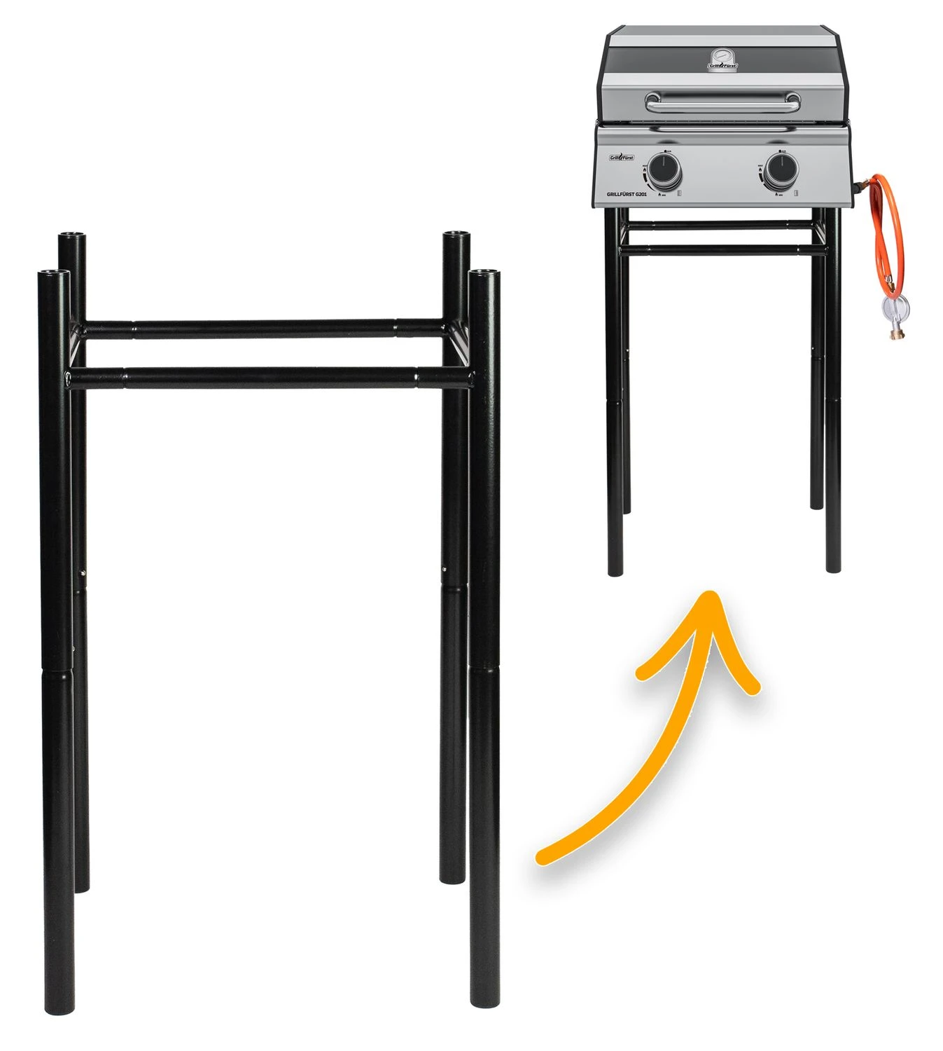 Grillfürst G201E 2-Brenner Gasgrill Portabel V2 - Campinggrill / Balkongrill - X-DEAL Inkl. Untergestell Und Tragetasche 3 Grillfürst G201E 2-Brenner Gasgrill Portabel V2 - Campinggrill / Balkongrill - X-DEAL Inkl. Untergestell Und Tragetasche