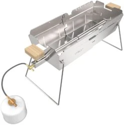 Knister Edelstahl-Gasgrill - Ausziehbarer Kompaktgrill 13 Knister Edelstahl-Gasgrill - Ausziehbarer Kompaktgrill -GrillWelt Verkäufe Knister Edelstahl Gasgrill Kompaktgrill Brenner
