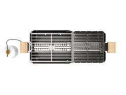 Knister Gasgrill - Ausziehbarer Kompaktgrill -GrillWelt Verkäufe Knister Gasgril Grillrost im Grill