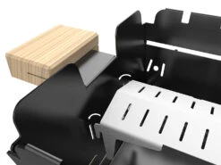 Knister Gasgrill - Ausziehbarer Kompaktgrill -GrillWelt Verkäufe Knister Gasgrill Flammenschutz montieren