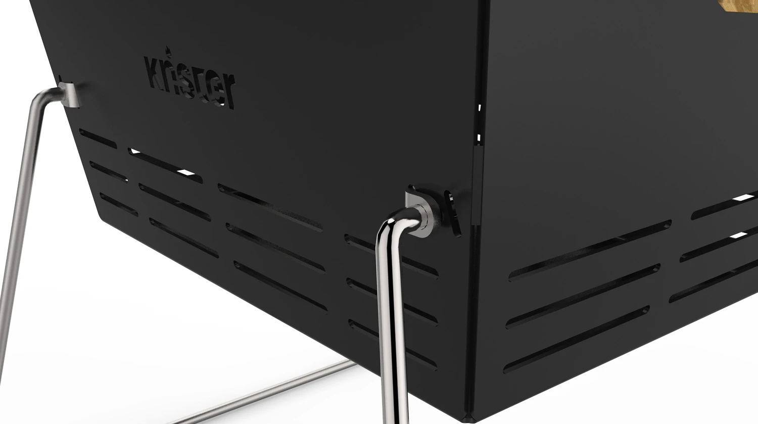 Knister Grill Small - Holzkohle Kompaktgrill 7 Knister Grill Small - Holzkohle Kompaktgrill – Bild 5