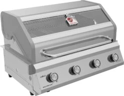 Grillfürst G401G 4-Brenner Einbaugrill - 1. FC Köln Edition - Gusseisenroste -GrillWelt Verkäufe Koeln Einbaugrill G401 1