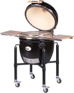 Monolith Grill LeCHEF BBQ GURU - PRO-Serie 2.0 Schwarz - MIT Gestell Und Seitentischen - Inkl. DynaQ Controller Set -GrillWelt Verkäufe Monolith Keramik Grill BBQ Guru Le Chef PRO Serie 2 0 129030 4 1688034464
