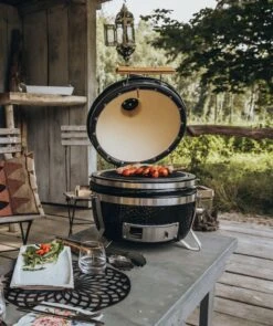 Monolith ICON Black Keramikgrill Tischgrill Inkl. Gestell -GrillWelt Verkäufe Monolith Keramikgrill Icon Tischgrill