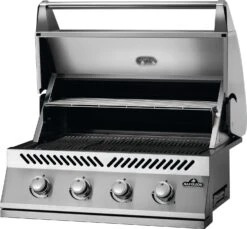 Napoleon 500-Series 32" BI32 Edelstahl Einbaugrill - Modell 2023 -GrillWelt Verkäufe Napoleon Einbaugrill 500 Serie BI32 Warmhalteroste verschiebbar